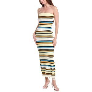 Solid & Striped Womens  The Caroline Maxi Dress, Blue